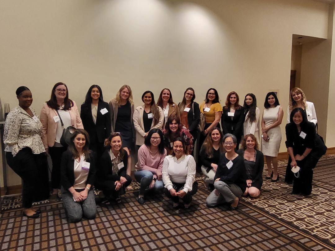 a large group of women attendees at the CalCPA Women's Leadership forum